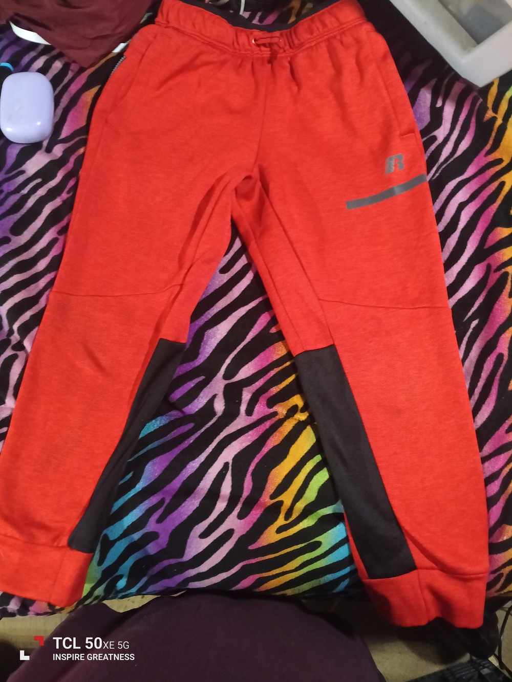 Russell Athletic Kids' Red Jogger Sweatpants